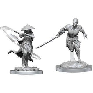 Magic: The Gathering - MTG Unpainted Miniatures - Kaito Shizuki & the Wanderer