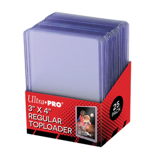Ultra Pro - Card Storage - Toploaders - 3" x 4" Clear Regular 35 pt. Card Holder (25 ct.)