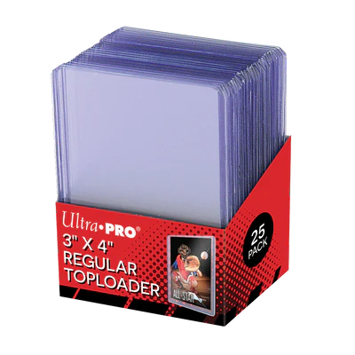 Ultra Pro - Card Storage - Toploaders - 3" x 4" Clear Regular 35 pt. Card Holder (25 ct.)
