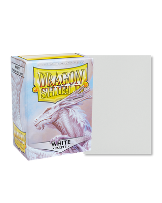 Deck Sleeves - Dragon Shield - Matte - White (100 ct.)