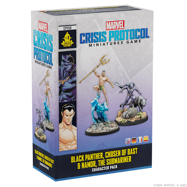 Marvel Crisis Protocol - Black Panther, Chosen of Bast & Namor, the Sub-Mariner Character Pack