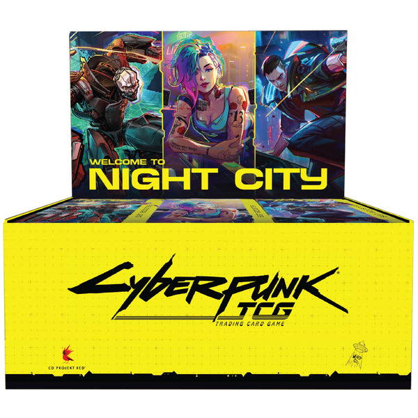 (NOT FOR SALE UNTIL 11/06/2026) Cyberpunk TCG - Welcome to Night City Booster Display Box