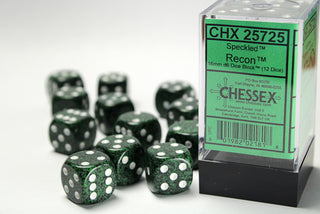 Dice - Chessex - D6 Set (12 ct.) - 16mm - Speckled - Recon