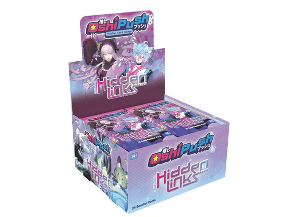 Oshi Push TCG VTuber Card Game - Hidden Links Booster Display Box