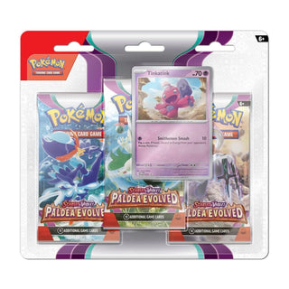 Pokémon TCG - Scarlet & Violet Set 2 - Paldea Evolved - 3-Pack Blister (Tinkatink)