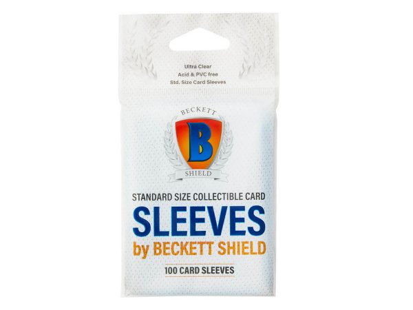 Beckett Shield - Card Storage - Soft Sleeves - Standard Size Card Sleeves (100 ct.)