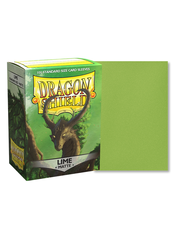 Deck Sleeves - Dragon Shield - Matte - Lime (100 ct.)