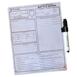 D&D 5E (5th Edition) - Battle Board - Wizard