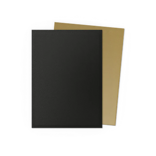 Deck Sleeves - Dragon Shield - Matte Dual - Black & Gold (100 ct.)