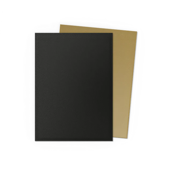 Deck Sleeves - Dragon Shield - Matte Dual - Black & Gold (100 ct.)