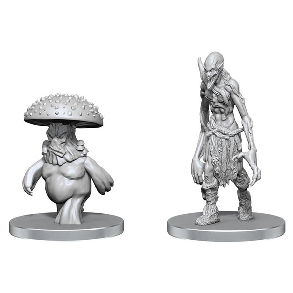 Pathfinder Battles Deep Cuts - Unpainted Miniatures - Myceloid & Grimstalker