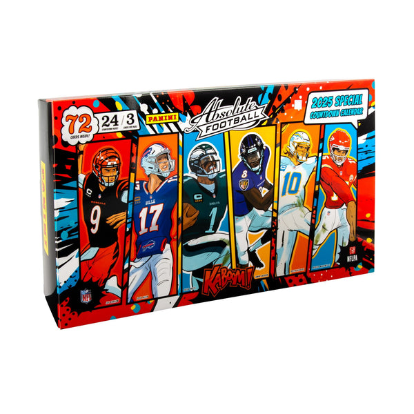 2025 Panini Absolute Football Countdown Calendar Box