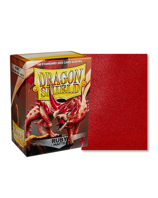 Deck Sleeves - Dragon Shield - Matte - Ruby (100 ct.)