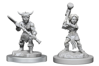 D&D - Nolzur's Marvelous Unpainted Miniatures - Halfling Barbarians