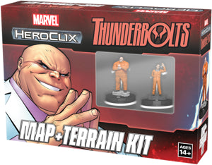 DC HeroClix - Thunderbolts - Map and Terrain Kit