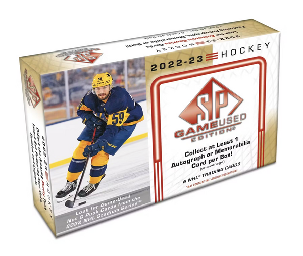 2022/23 Upper Deck SP Game Used Hockey Hobby Box