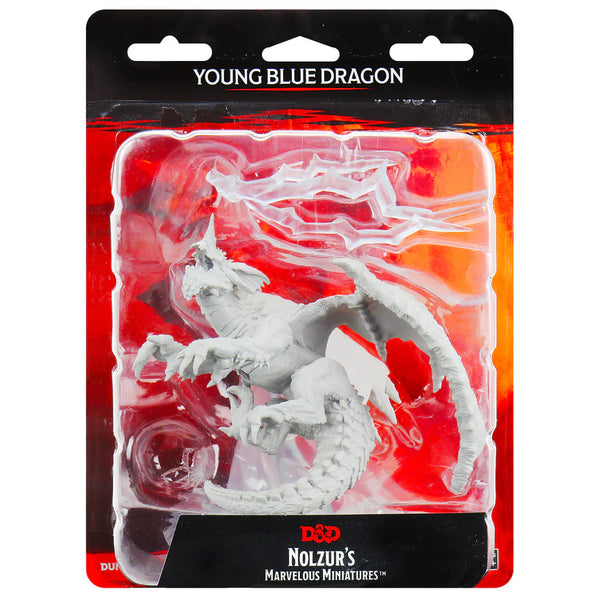 D&D - Nolzur's Marvelous Unpainted Miniatures - Young Blue Dragon