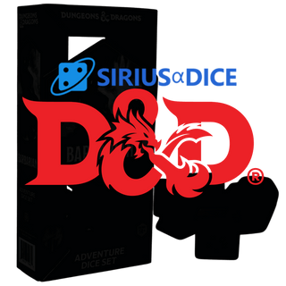 Dice - Sirius - Polyhedral RPG Set (14 ct.) - 16mm - Adventure Dice - Bard Blue/Black