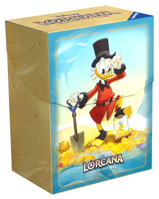 Deck Box - Ravensburger - 80 Card Deck Box - Disney Lorcana TCG - Into the Inklands - Scrooge McDuck