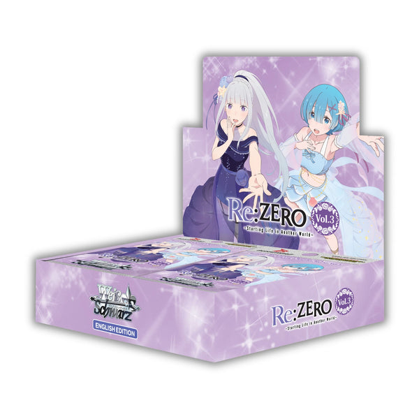 Weiss Schwarz TCG - Re:Zero -Starting Life in Another World- Vol. 3 Booster Display Box