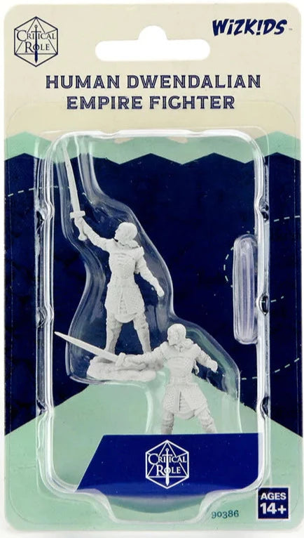 Critical Role - Unpainted Miniatures - Human Dwendalian Empire Fighter Female