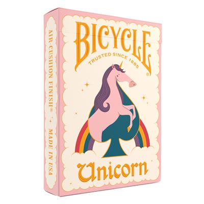 (NOT FOR SALE UNTIL 08/21/2026) Playing Cards - Bicycle - Unicorn Pink