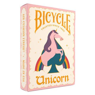 (NOT FOR SALE UNTIL 08/21/2026) Playing Cards - Bicycle - Unicorn Pink