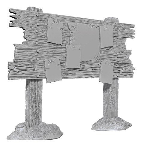 WizKids Deep Cuts Unpainted Miniatures - Bounty Board