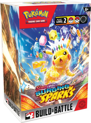 Pokémon TCG - Scarlet & Violet Set 8 - Surging Sparks (SV08) - Build and Battle Box