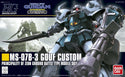 Bandai Hobby -  08th MS Team - HG Gouf Custom 1/144 Model Kit