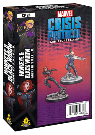 Marvel Crisis Protocol - Hawkeye & Black Widow Agent of S.H.I.E.L.D. Character Pack
