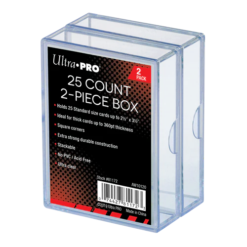 Ultra Pro - Card Storage - Card Case - 25 Ct. 2-Piece Slide Box