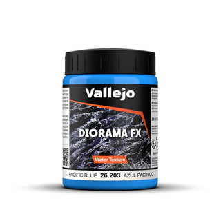 Painting - Vallejo - Diorama FX - Water Texture - Pacific Blue (200 ml)