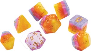 Dice - Sirius - Polyhedral RPG Set (8 ct.) - 16mm - Tahitian Sunet