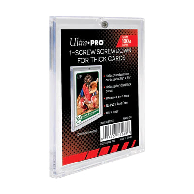 Ultra Pro - Card Storage - Screwdown - 1-Screw 100 pt. Thick Card Holder