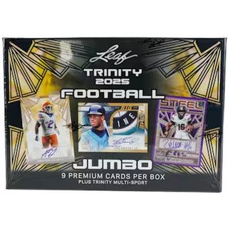 2025 Leaf Trinity Football Hobby Jumbo Box