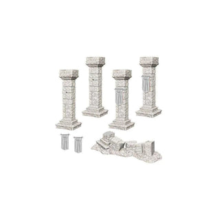 WizKids Deep Cuts Unpainted Miniatures - Pillars & Banners