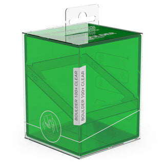 Deck Box - Ultimate Guard - Boulder Deck Case 100+ - Clear - Emerald