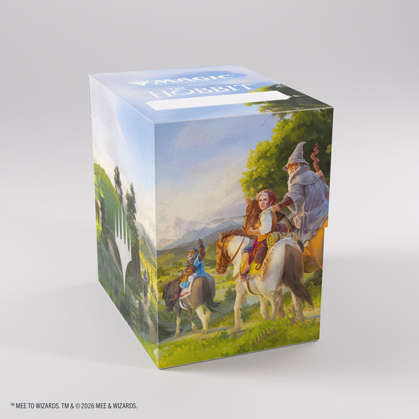 Deck Box - Gamegenic - Soft Crate 80+ - MtG - The Hobbit - Leaving Hobbiton/Troop of Ponies