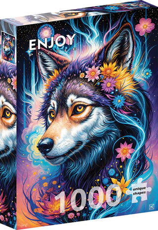 Magical Wolf Portrait - Jigsaw Puzzle (1000 Pcs.)