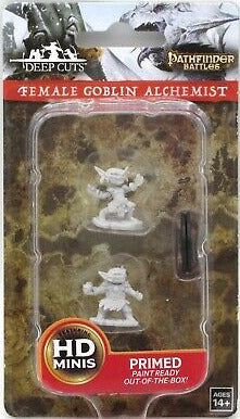 Pathfinder Deep Cuts Unpainted Miniatures - Female Goblin Alchemist