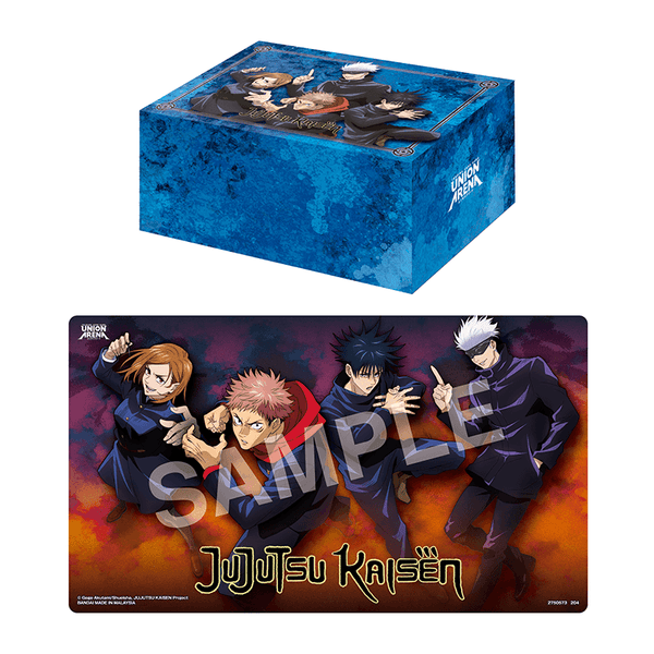 Union Arena TCG - Jujutsu Kaisen Playmat & Half Storage Box Set