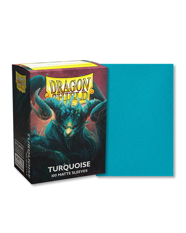 Deck Sleeves - Dragon Shield - Matte - Turquoise (100 ct.)