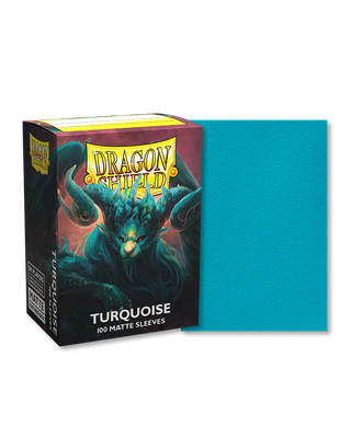 Deck Sleeves - Dragon Shield - Matte - Turquoise (100 ct.)