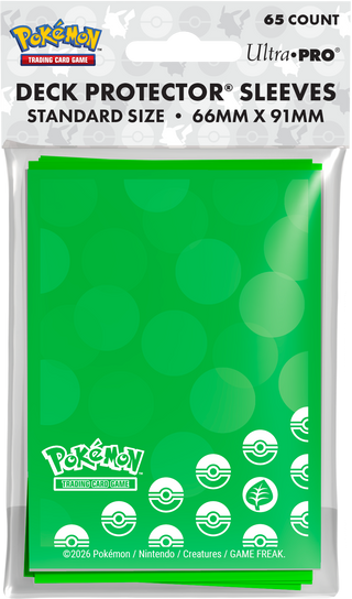 Deck Sleeves - Ultra Pro - Deck Protector - Pokémon - Grass Type (65 ct.)