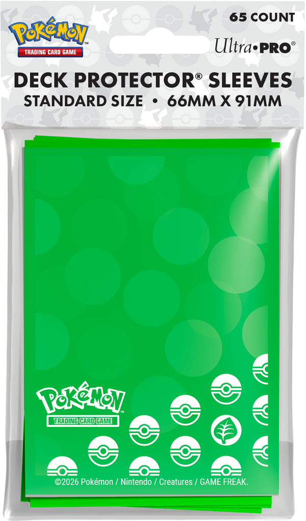 Deck Sleeves - Ultra Pro - Deck Protector - Pokémon - Grass Type (65 ct.)
