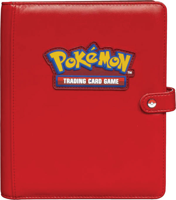 Binder - Ultra Pro - 4-Pocket Premum Snap Binder - Pokémon - Red