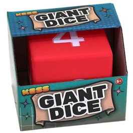 Dice - Kess - Oversized D6 Foam Die - Red