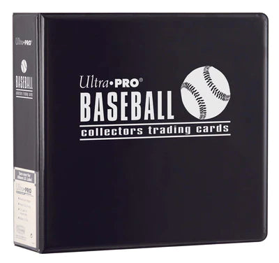 Ultra Pro - Card Storage - Binder - 3" D-Ring Album - Baseball - Black