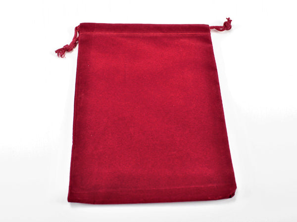 Dice Bag - Chessex - Large - Velour Red Dice Pouch